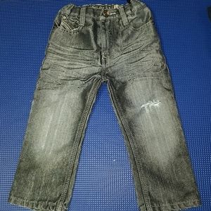 Toddler Old Skool distressed jean